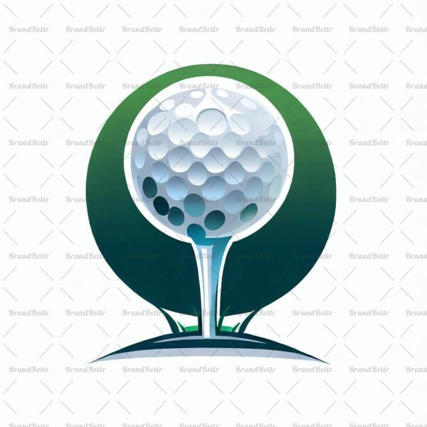 Golftee und Ball
